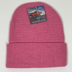 🌼4/$10🌼 NWT WINTERLACE Pink Beanie Hat Adult One Size
